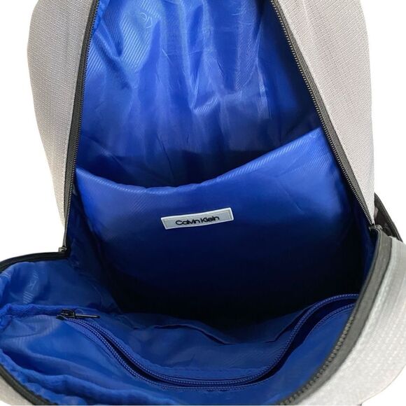 Calvin Klein Gray & Black Backpack Unisex - Picture 8 of 9